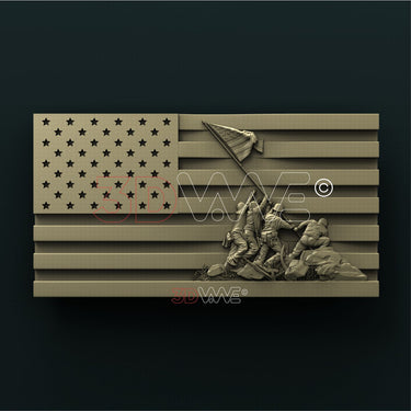 IWO JIMA 3D STL 3DWave